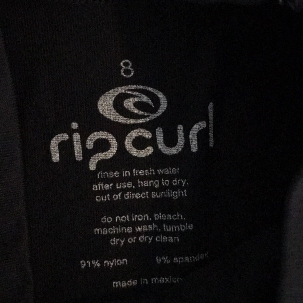 🔥Girls rip curl short sleeve body suit size 8 - Picture 5 of 5